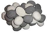 COALS 4 YOU - Repuestos de piedras de cerámica para estufas de gas en color blanco y gris para...